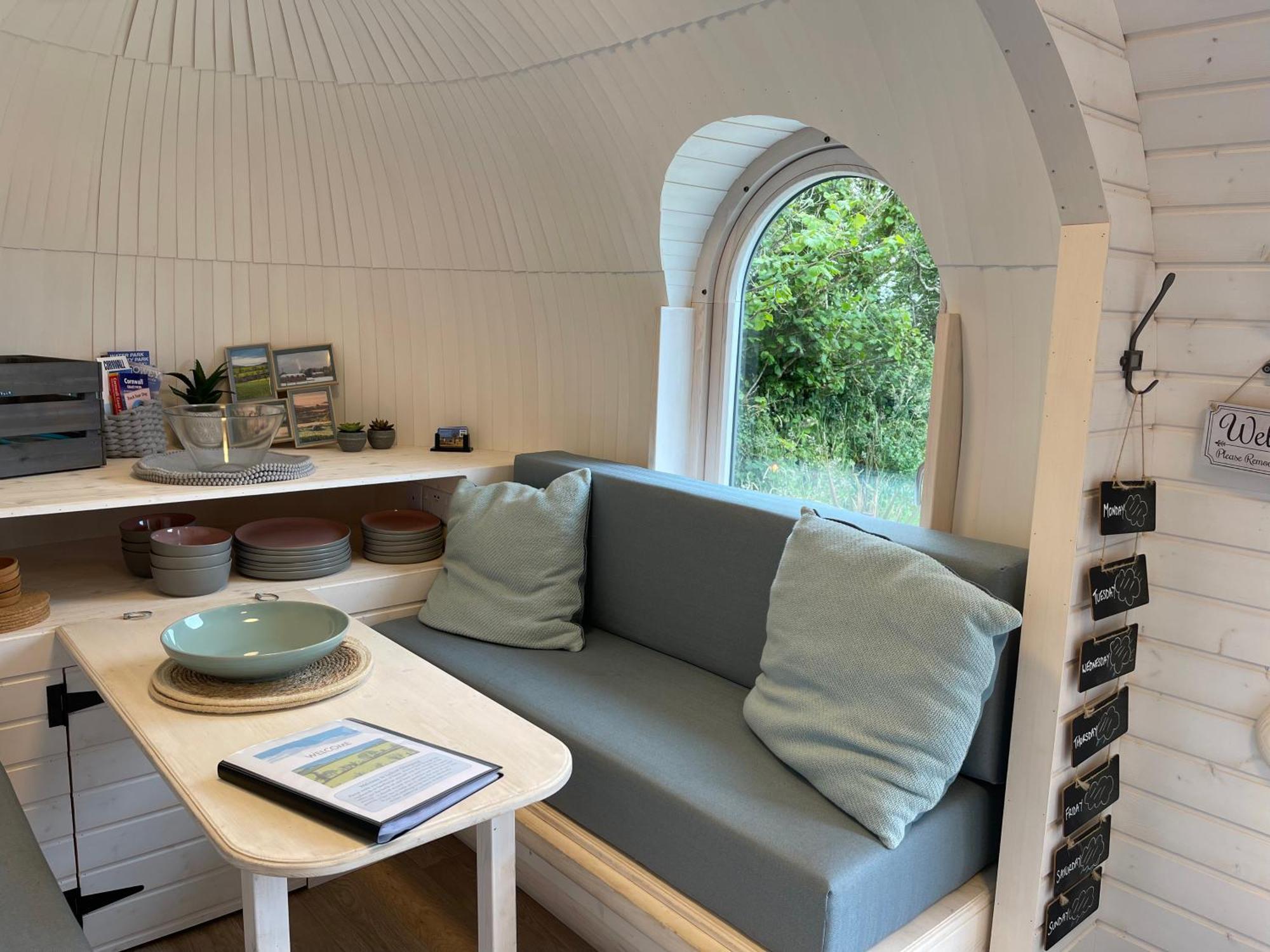Clotted Cream -Lydcott Glamping, Cornish Sea Views Vila Looe Exterior foto