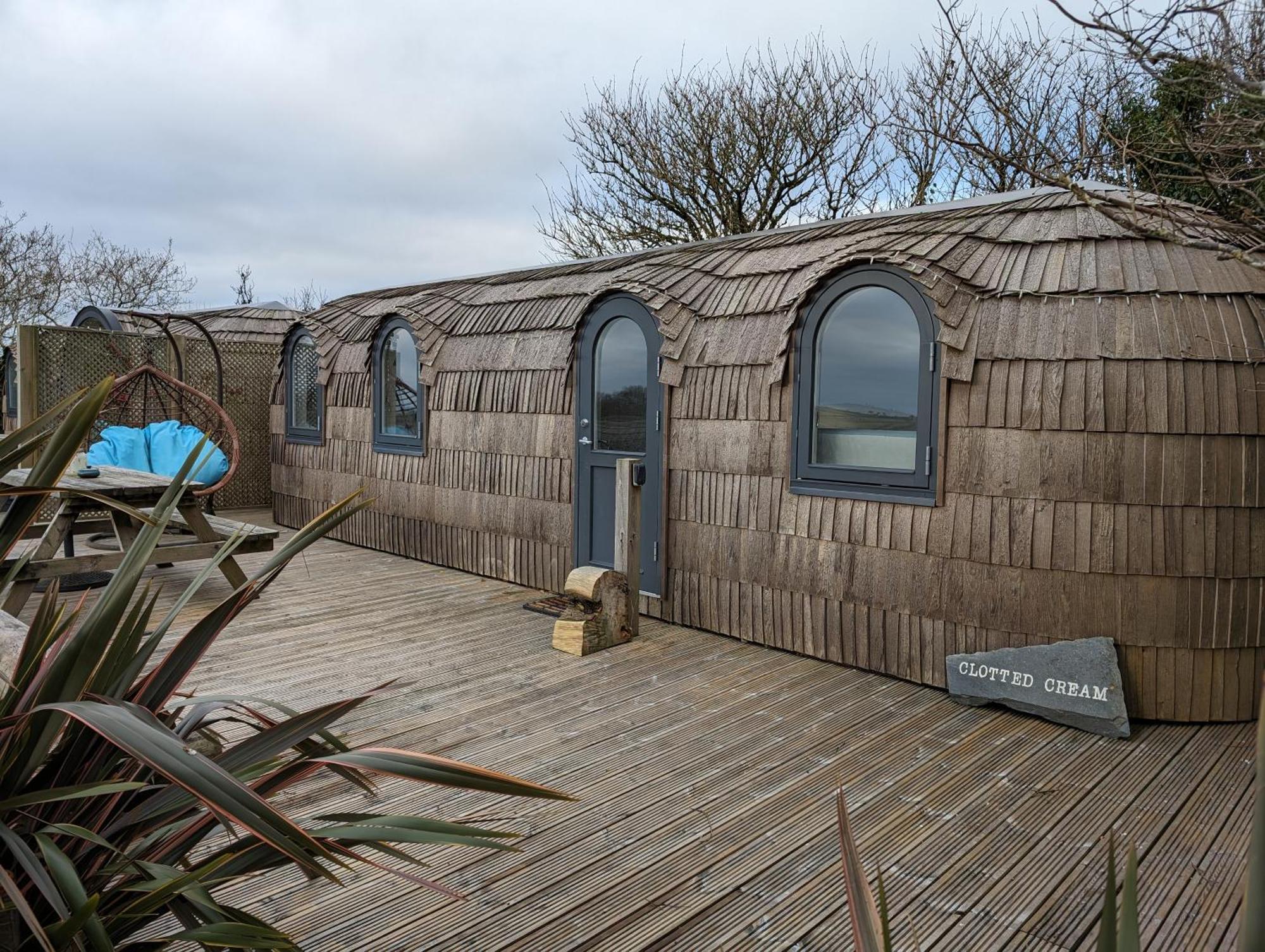Clotted Cream -Lydcott Glamping, Cornish Sea Views Vila Looe Exterior foto